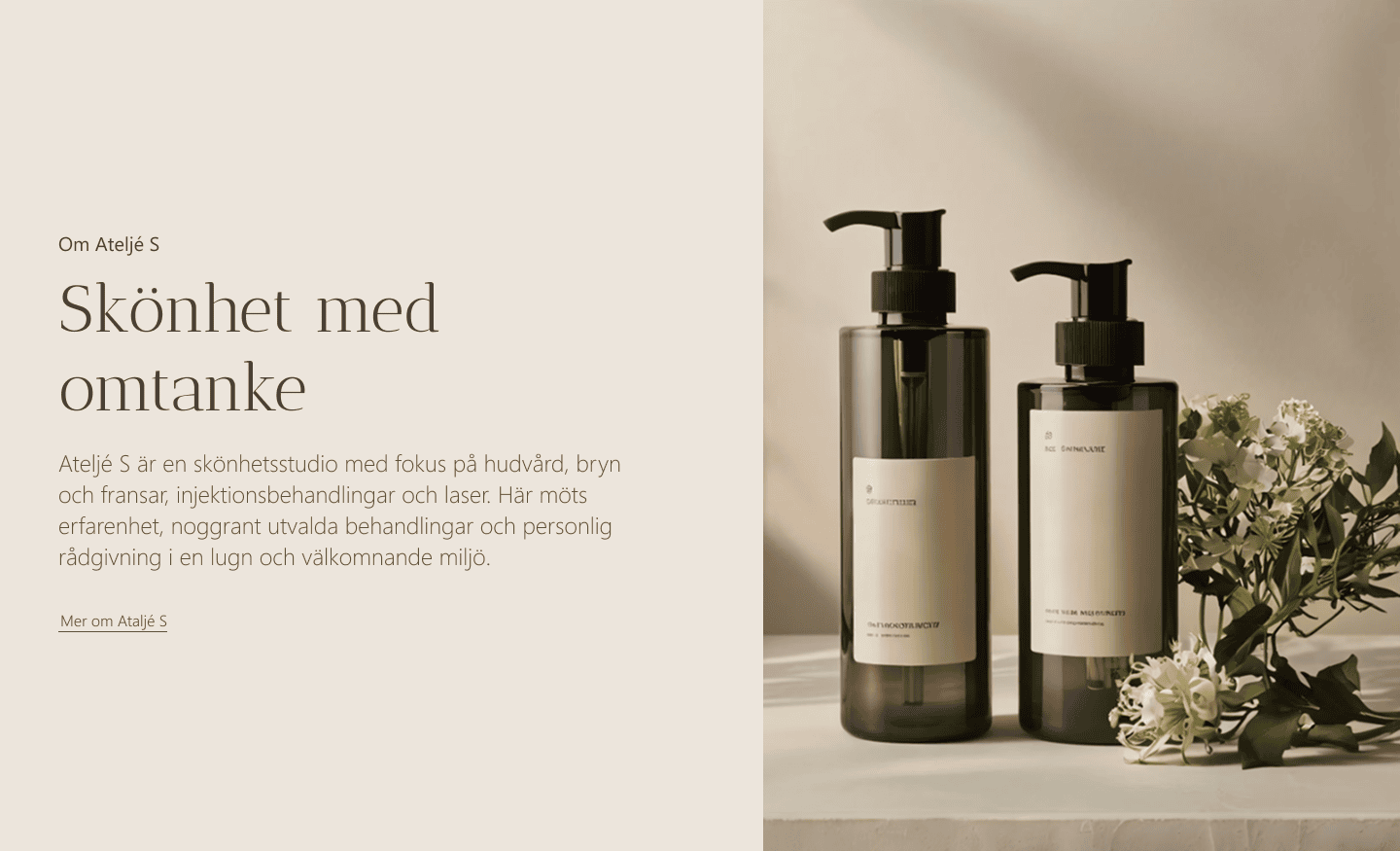 Om Ateljé S på klinikens webbplats